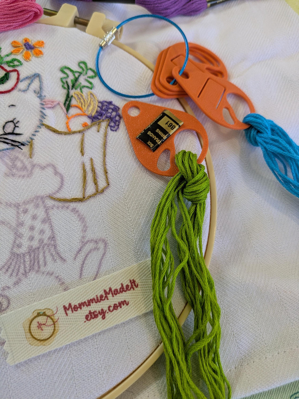 Floss Drops for Cross Stitch | Embroidery Thread Organizer | 3D Printed