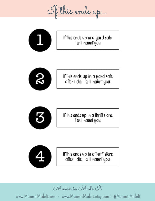 Funny Thrift Store Labels – Organic Cotton Twill Sew-On (10 Pack)