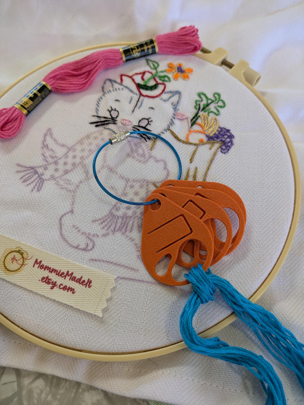 Floss Drops for Cross Stitch | Embroidery Thread Organizer | 3D Printed