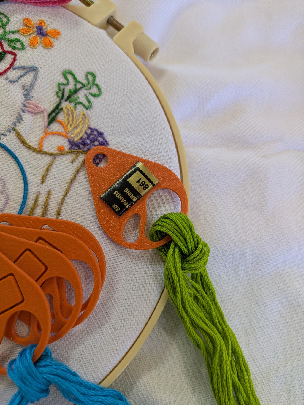 Floss Drops for Cross Stitch | Embroidery Thread Organizer | 3D Printed